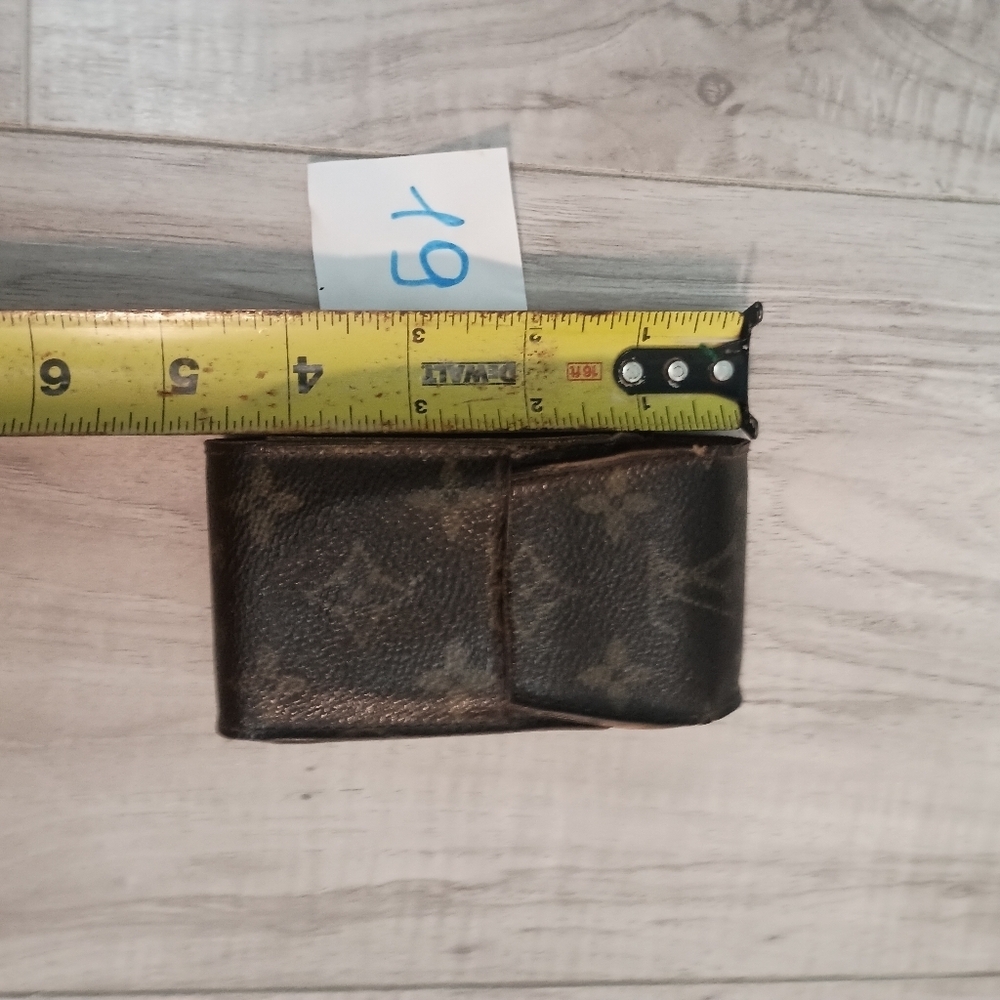 LOUIS VUITTON  Monogram Etui Cigarette case pouch MonogramCanvas Brown - Picture 9 of 9